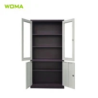 Cabinet Ffeil Swyddfa Drysau Gwydr